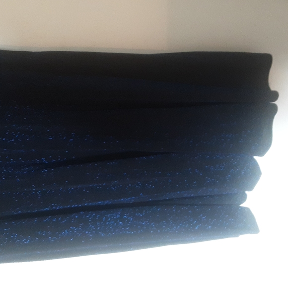 Torrid Blue Glitter Slinky Dress Sz 00/ Large - Picture 8 of 14